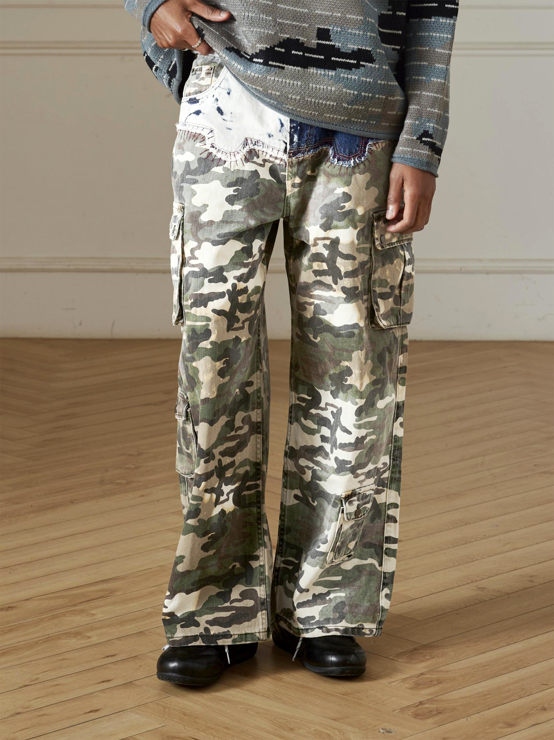 Camo Patchwork Jeans