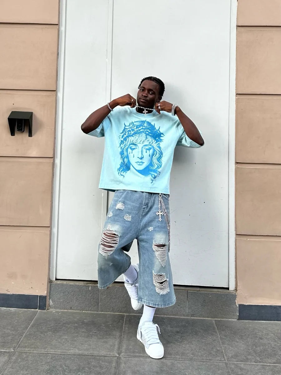 Weeping Graphic Boxy Tee
