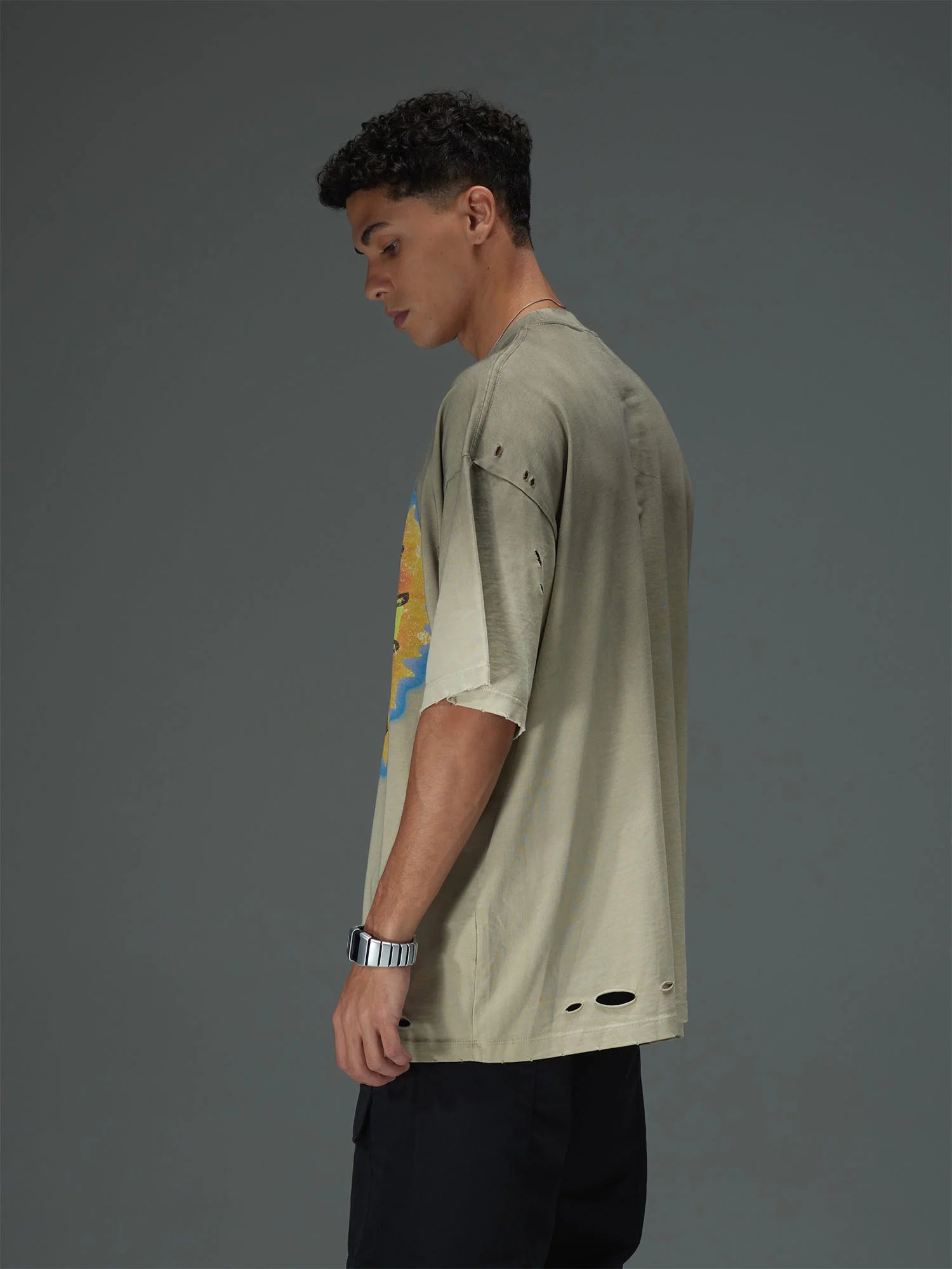 Vintage Halo Illustration Graphic Tee