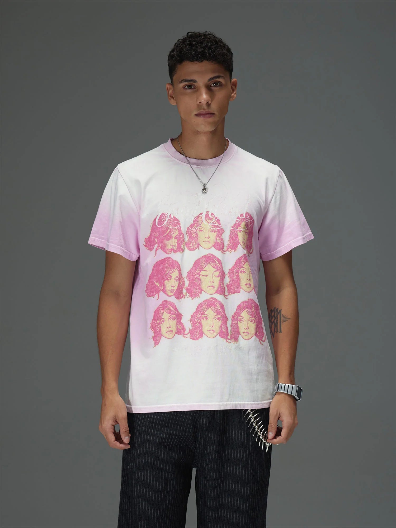 Mood Grid Vintage Wash Tee
