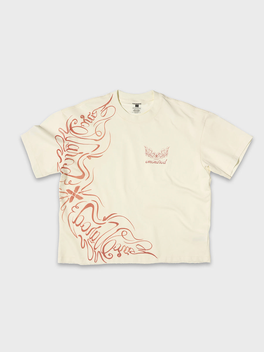 Linear Graphic Crop Tee