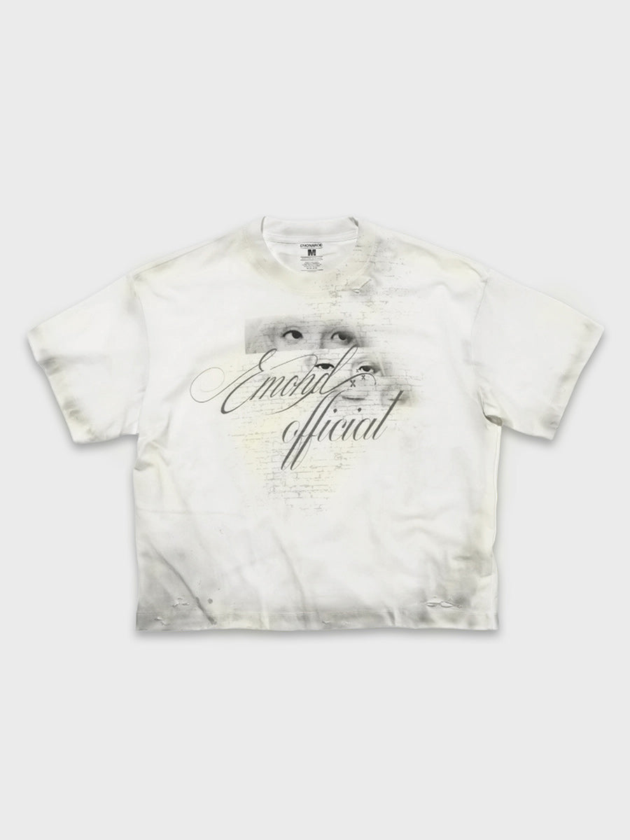 Fragmented Gaze Distressed Tee