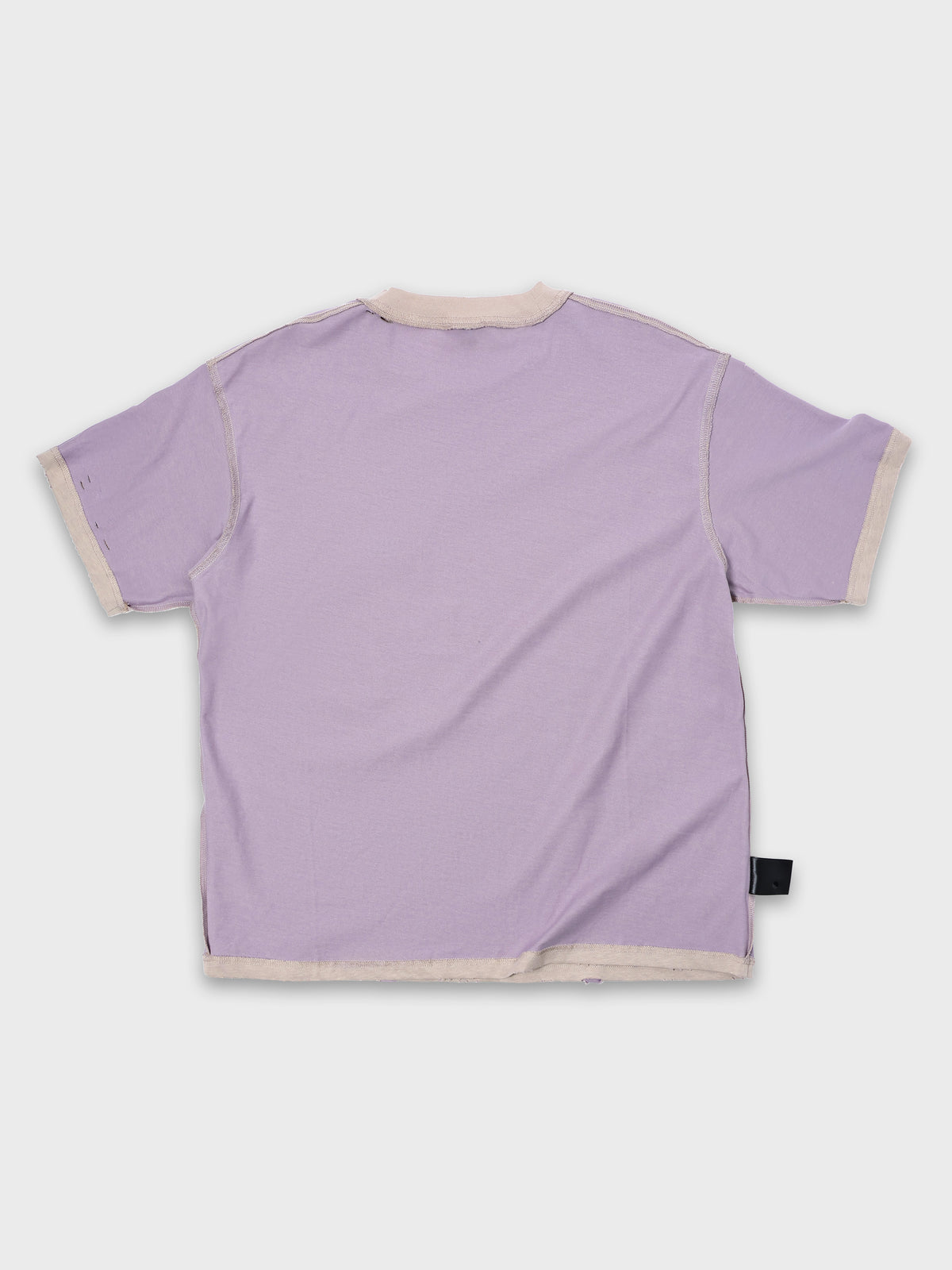 Reversed Trim Distressed Tee