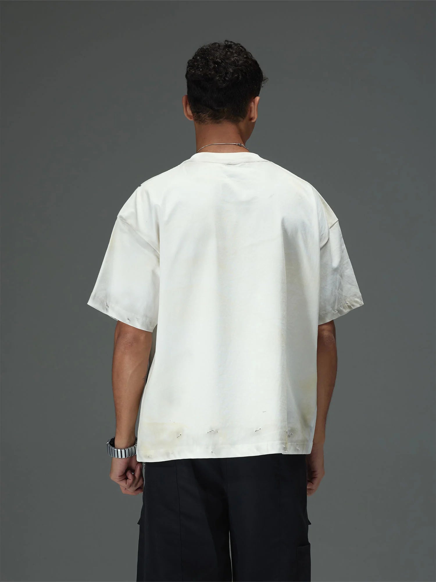 Abstract Graffiti Script Portrait Tee
