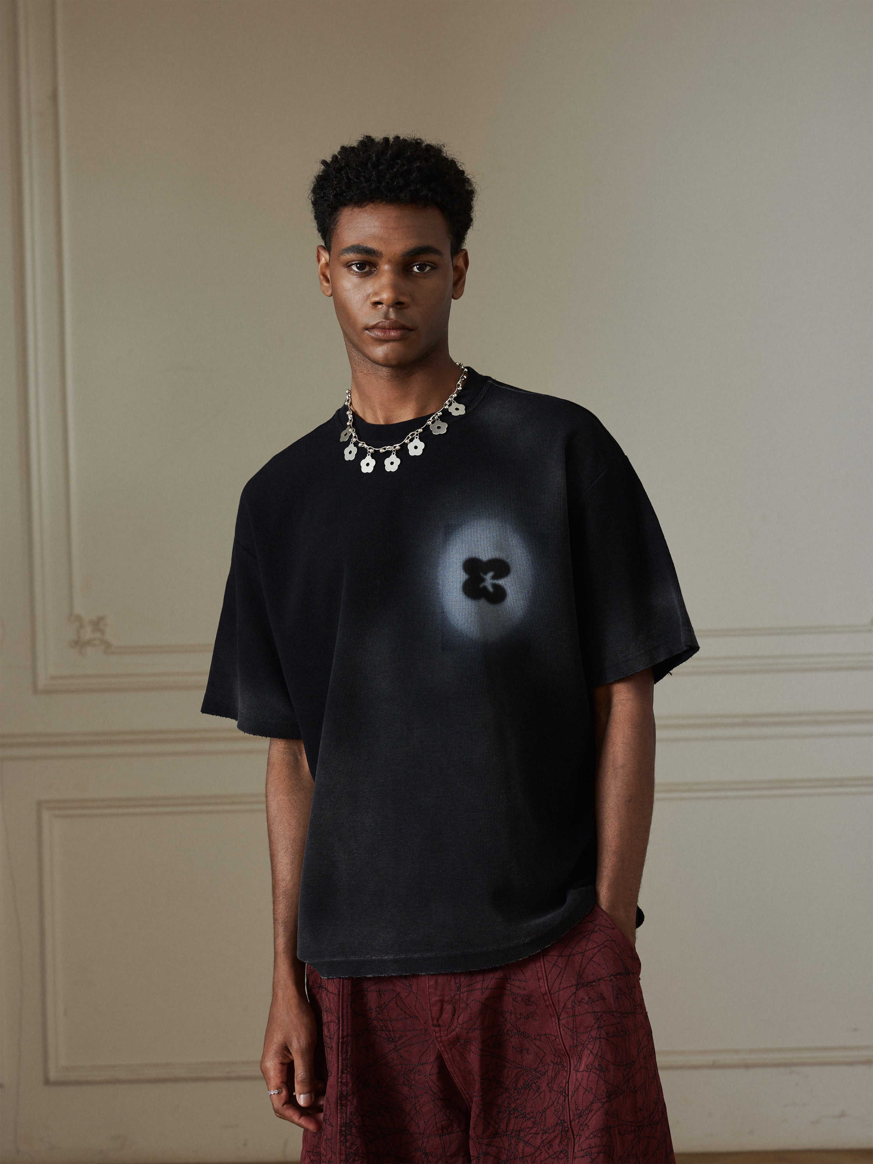 Waffle Boxy Tee