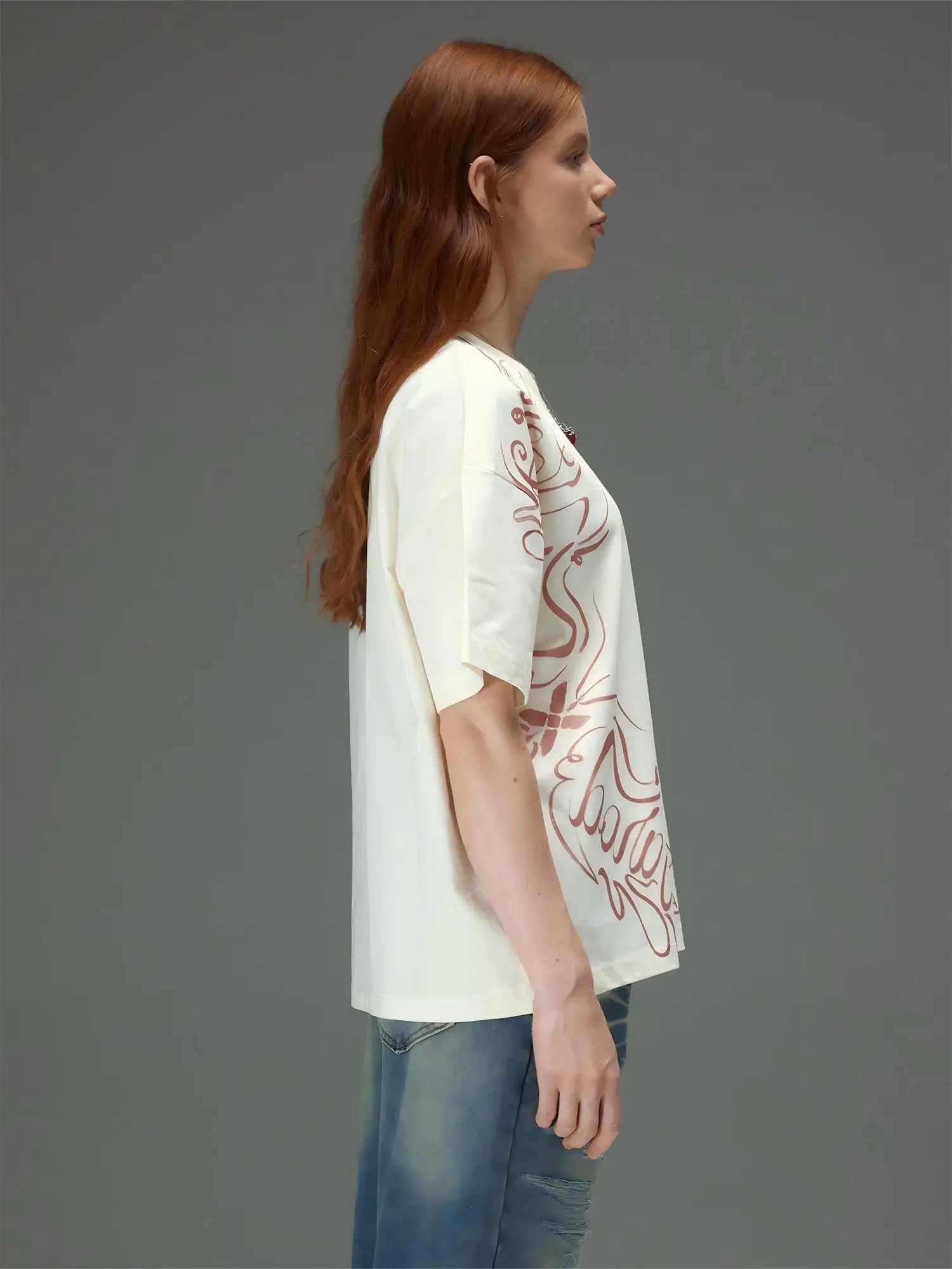 Linear Graphic Crop Tee