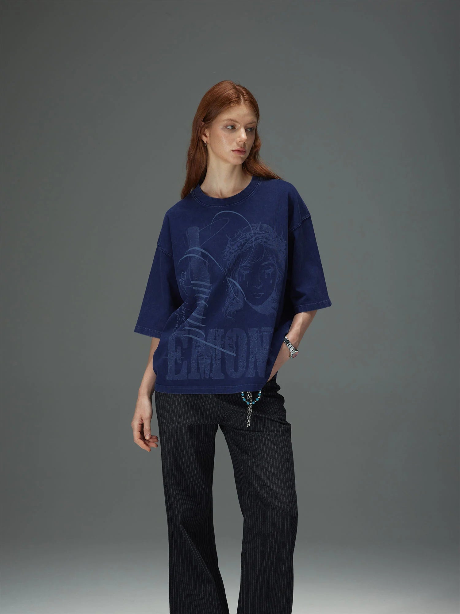 Distressed Tearful Boxy Tee