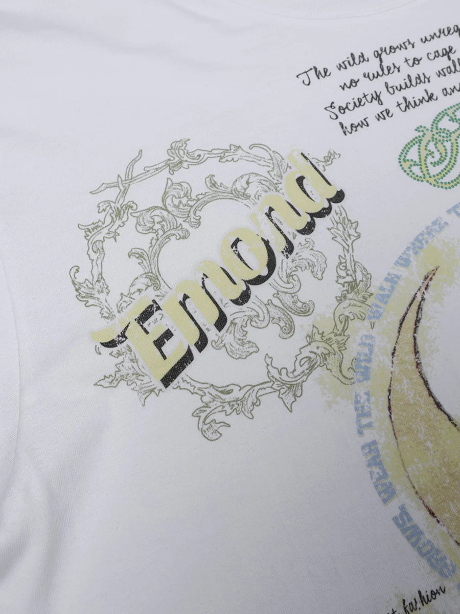 Wild God Moon Collage Tee