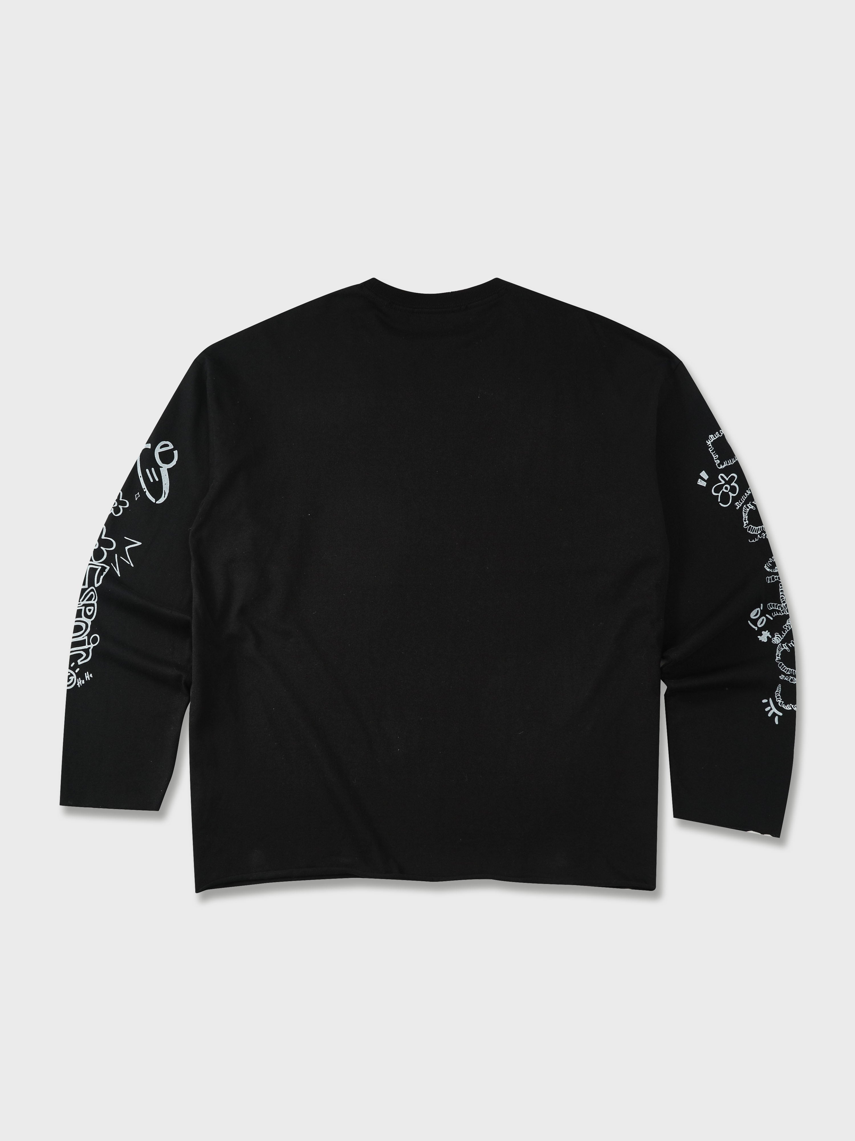 Doodle Raw Hem Longsleeve - Men