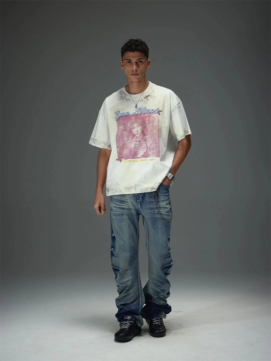 Vintage Square Frame Graphic Tee
