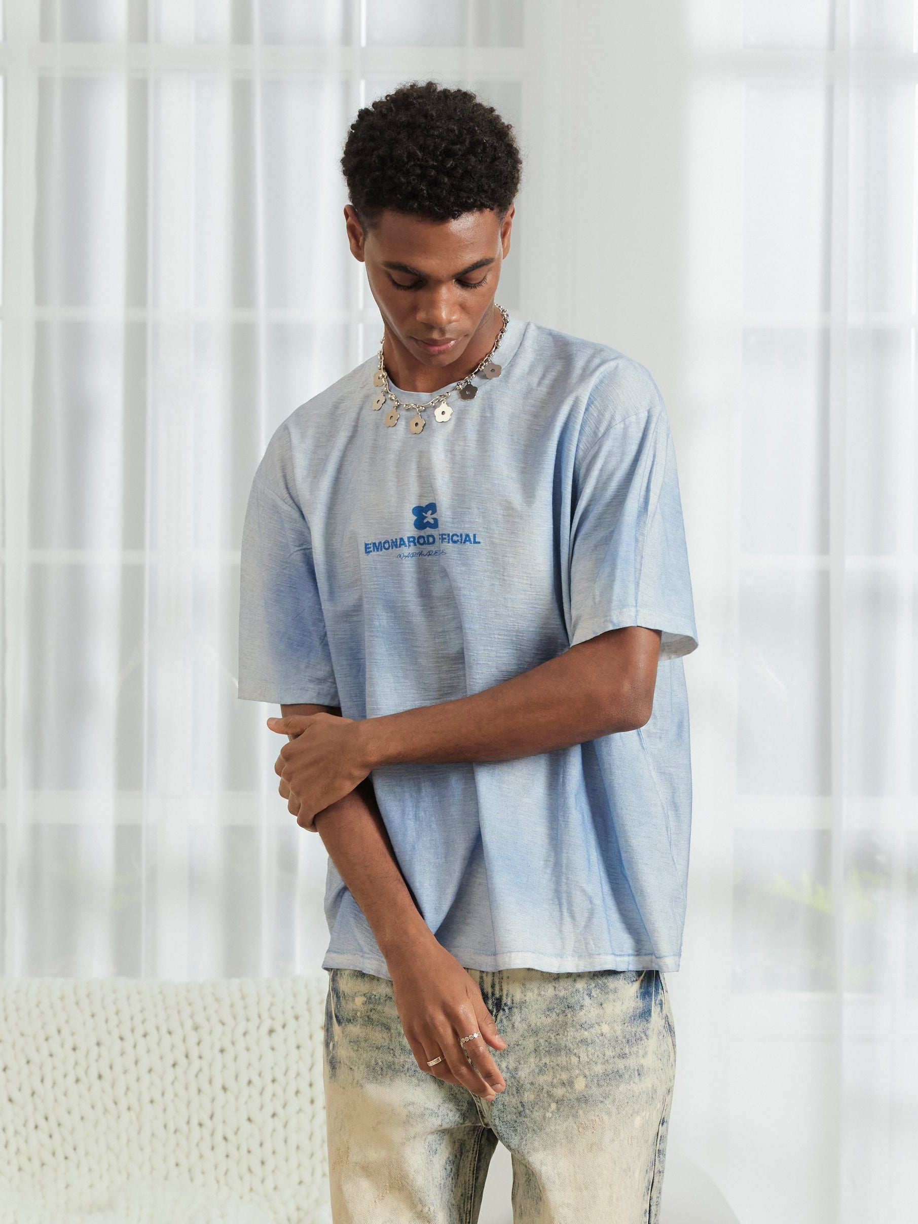 Gradient Washed Tee - Men