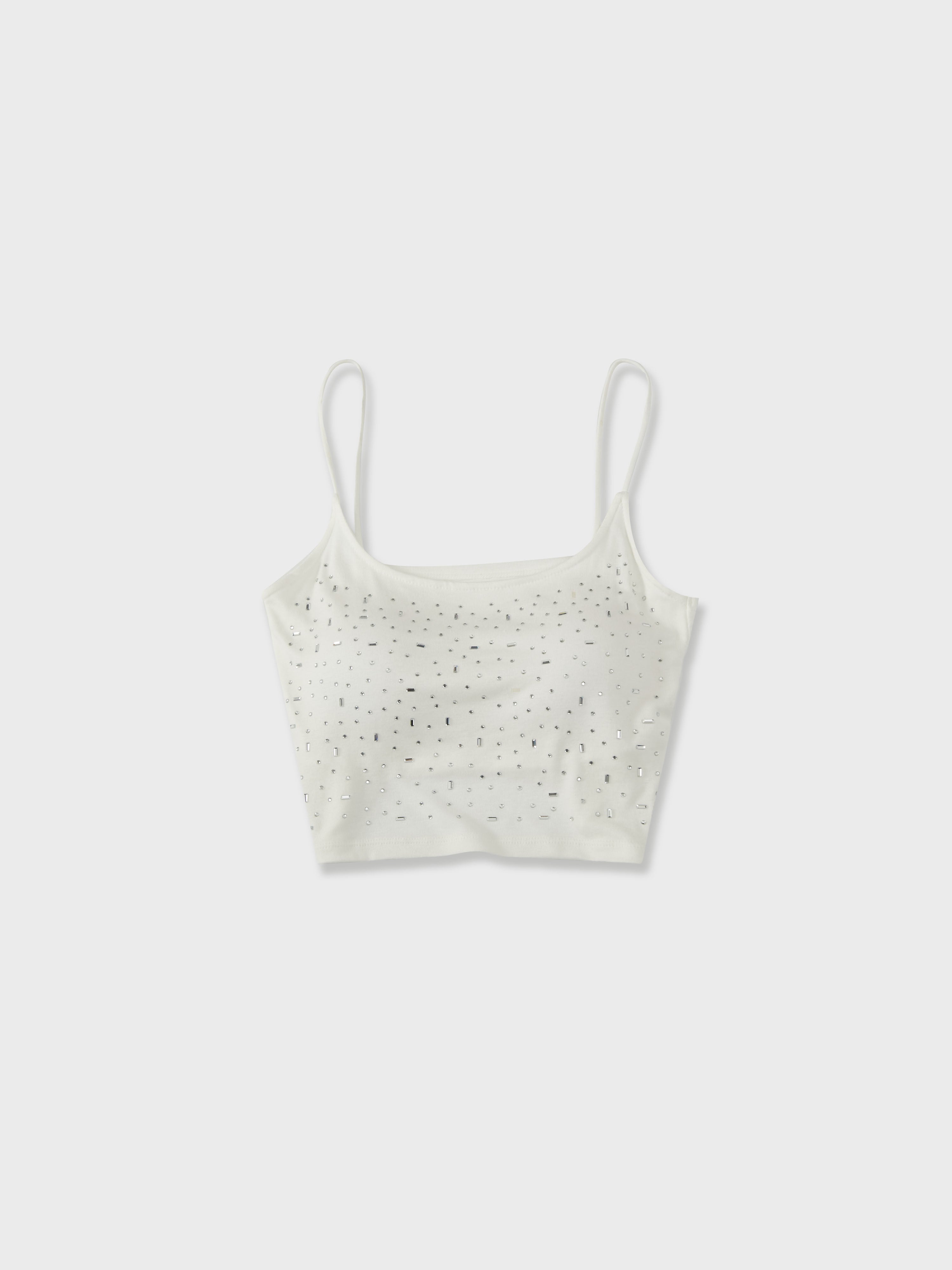 Y2K Rhinestone Crop Tank