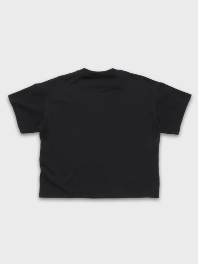 Side-Text Graphic Boxy Tee
