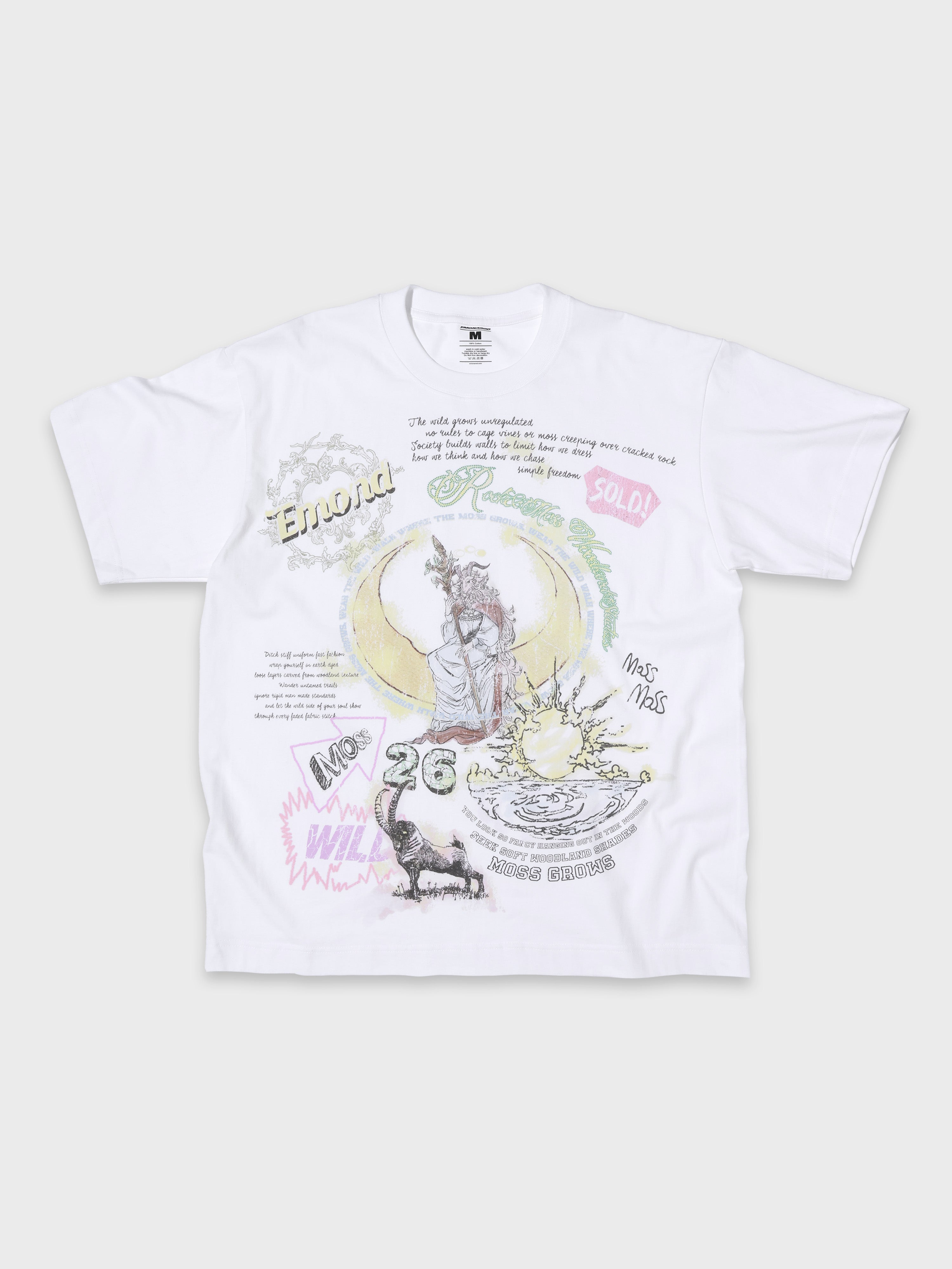 Wild God Moon Collage Tee