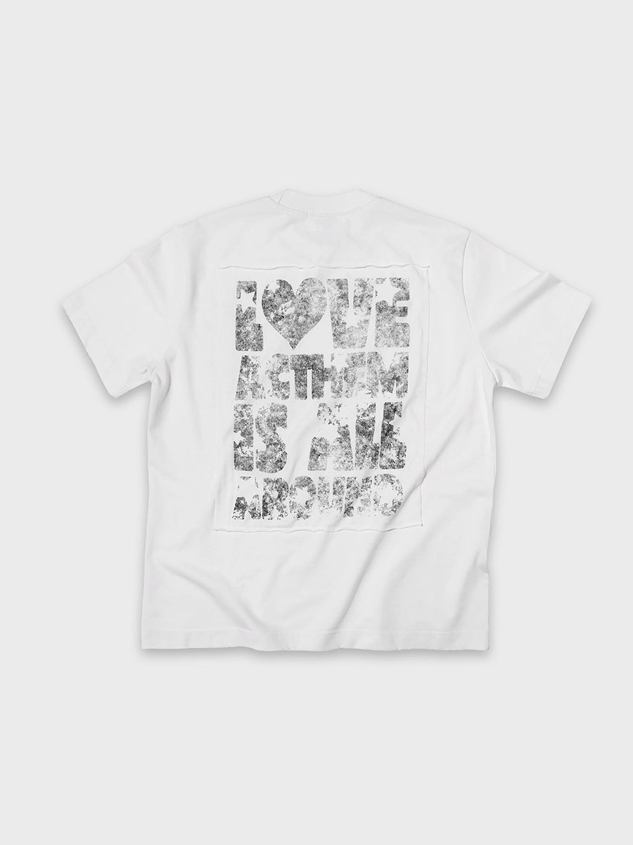 Raw Edge Patchwork Tee