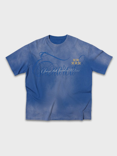 Acid Wash Script Tee