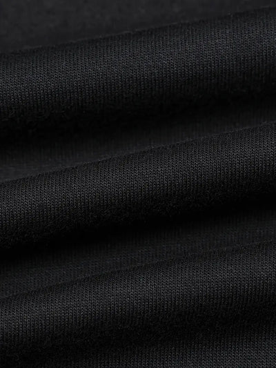 T-shirt à manches longues Doodle avec ourlet brut – Homme