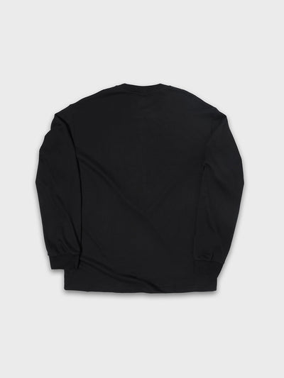 T-shirt à manches longues Doodle avec ourlet brut – Homme
