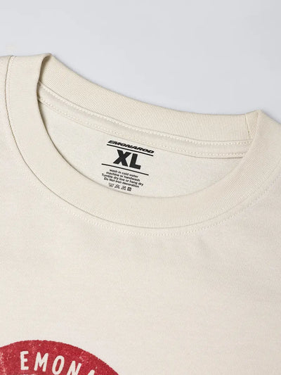 T-shirt à manches longues Doodle avec ourlet brut – Homme