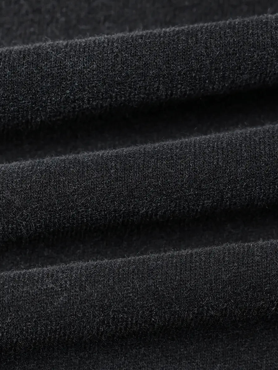 T-shirt à manches longues Doodle avec ourlet brut – Homme