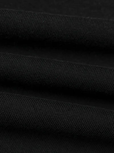 T-shirt à manches longues Doodle avec ourlet brut – Homme