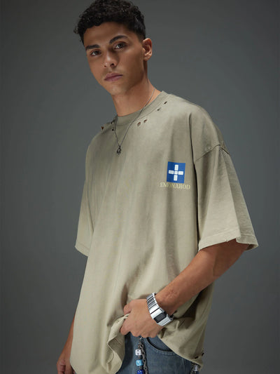 Distressed Band-Aid Icon Tee
