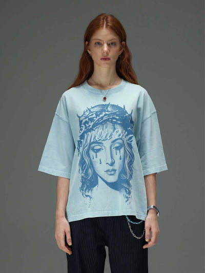 Weeping Graphic Boxy Tee