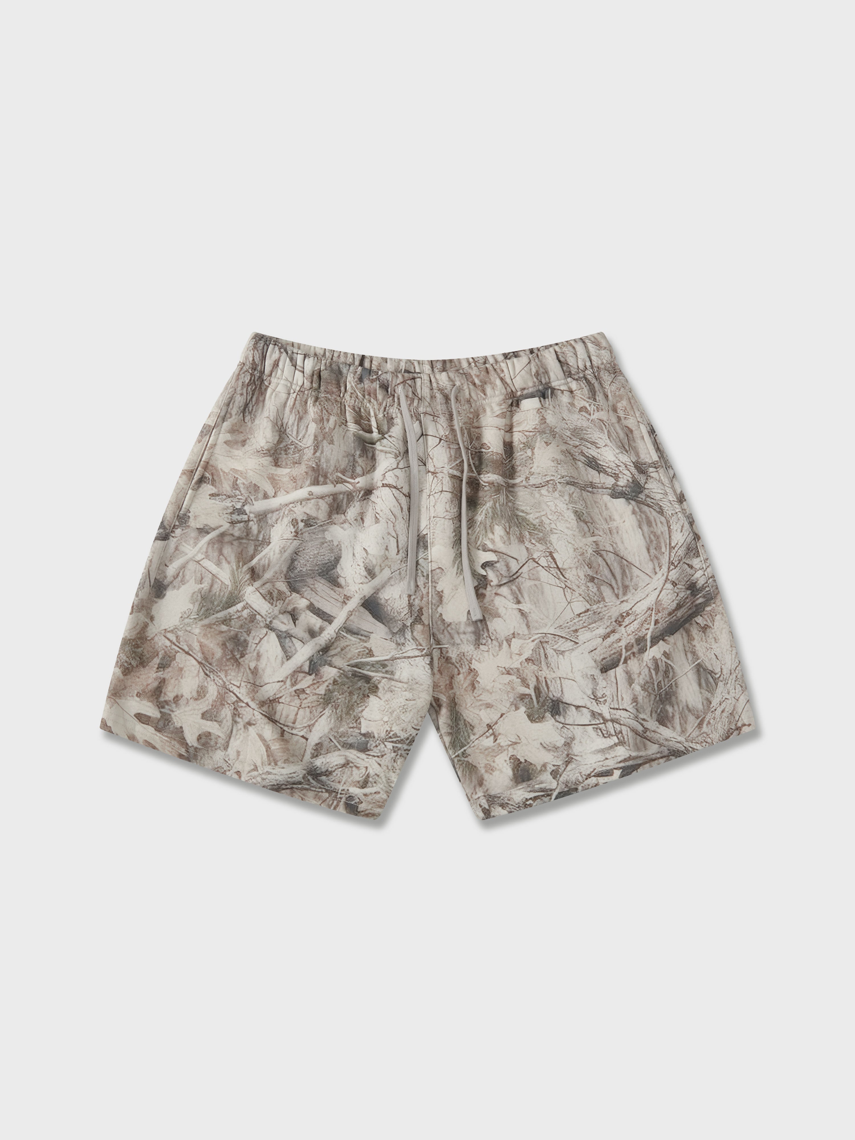 Panelled Real Tree Camo Shorts
