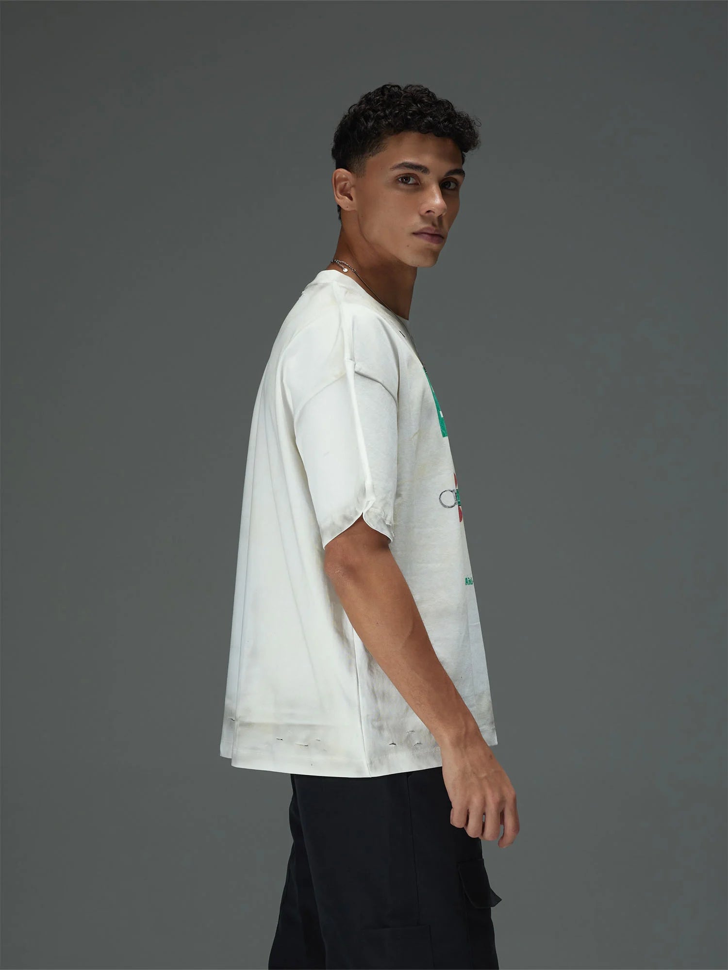 Syringe Cross Distressed Tee