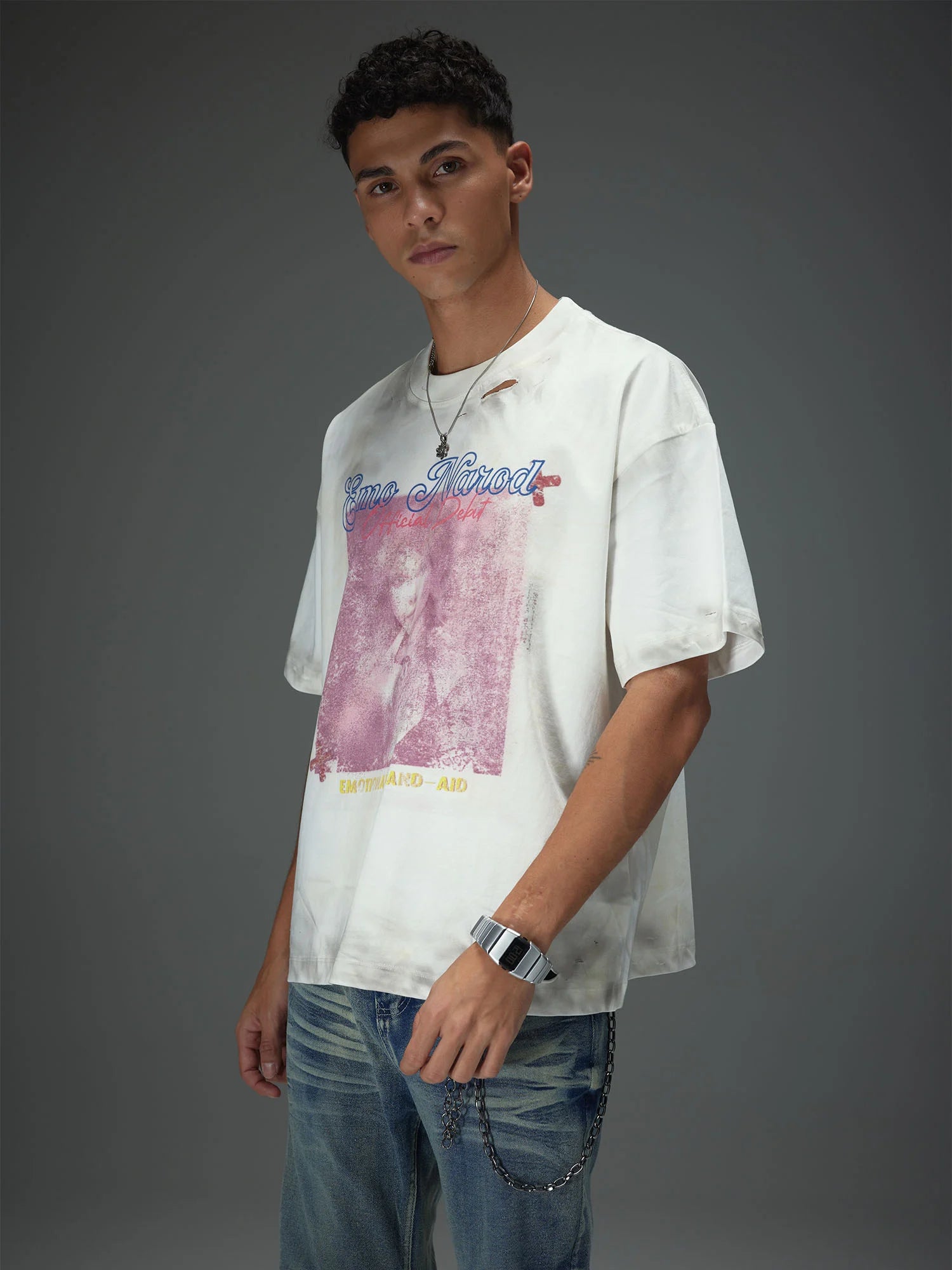Vintage Square Frame Graphic Tee