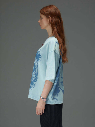 Weeping Graphic Boxy Tee