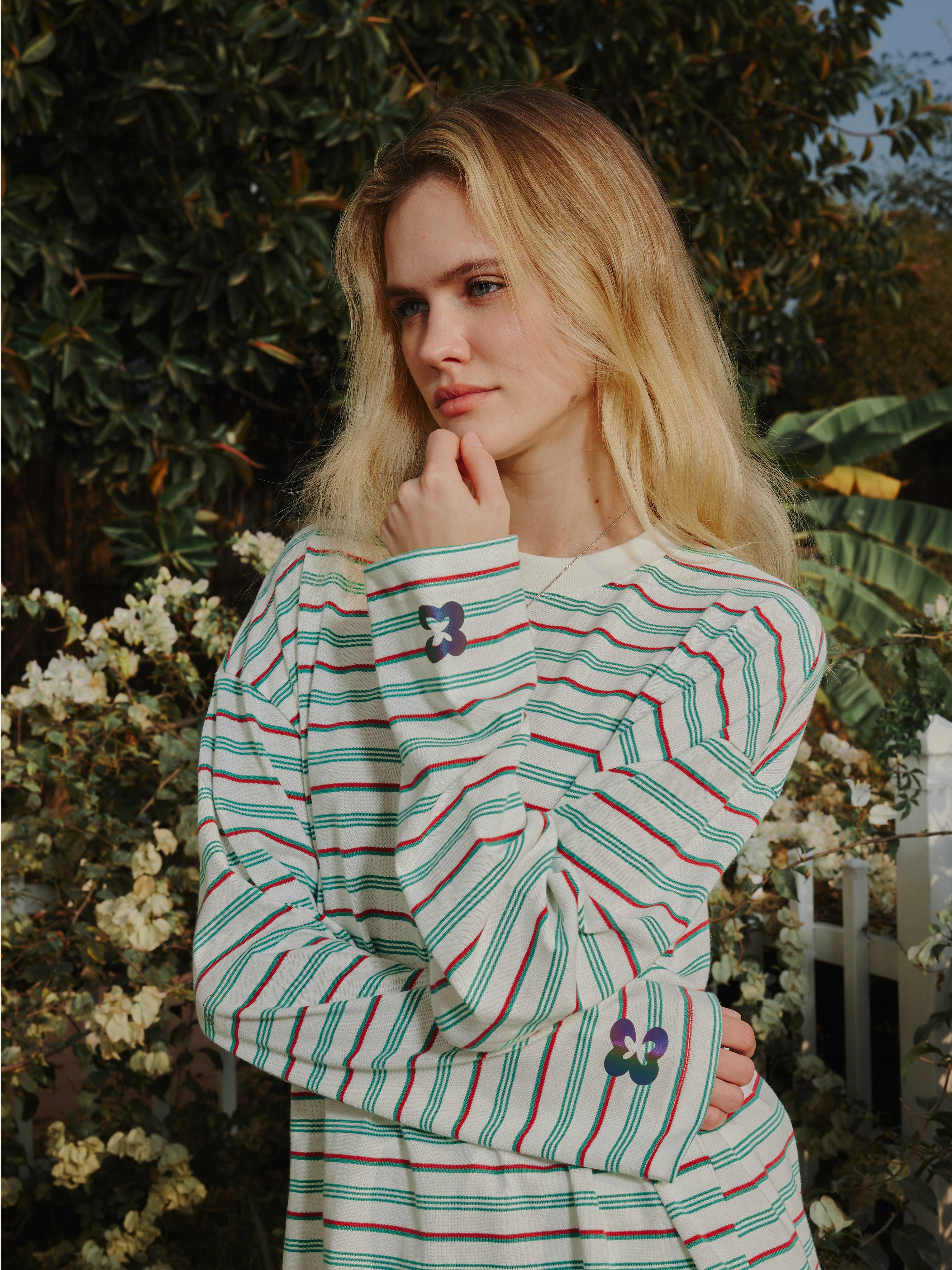 Oversized Stripe Longsleeve - Women