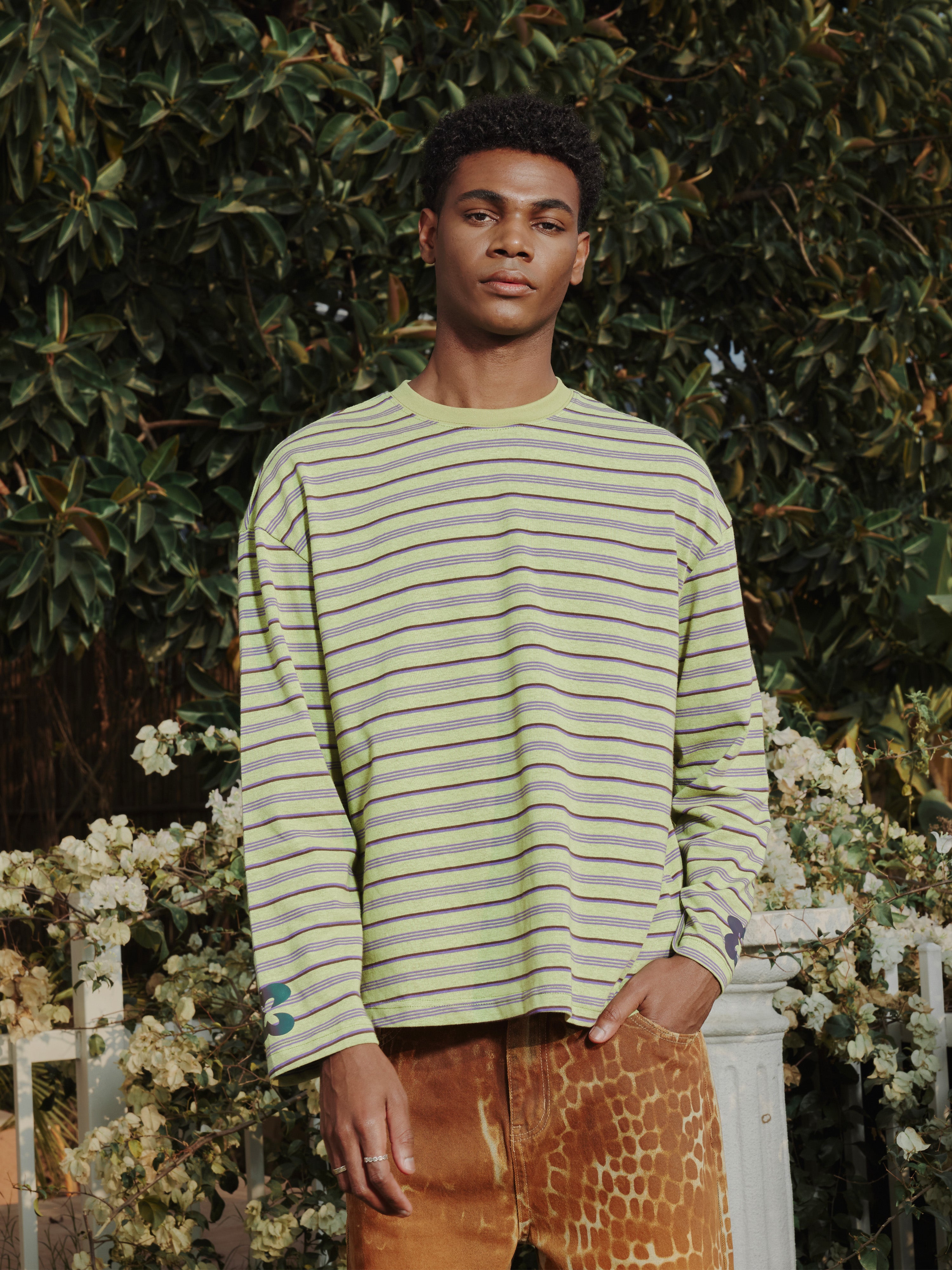 Oversized Stripe Longsleeve - Men