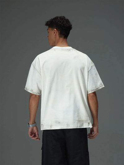 Syringe Cross Distressed Tee