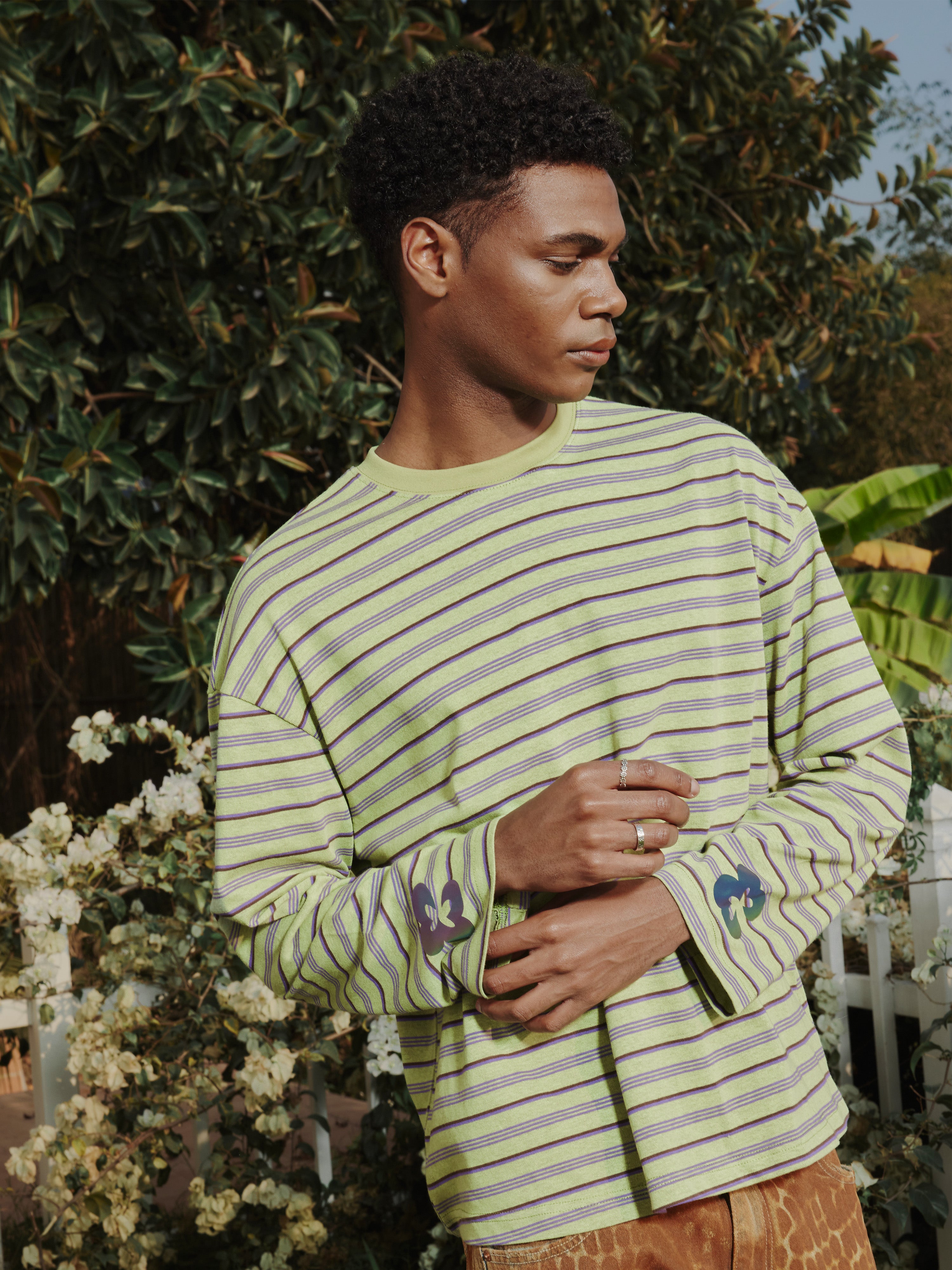 Oversized Stripe Longsleeve - Women