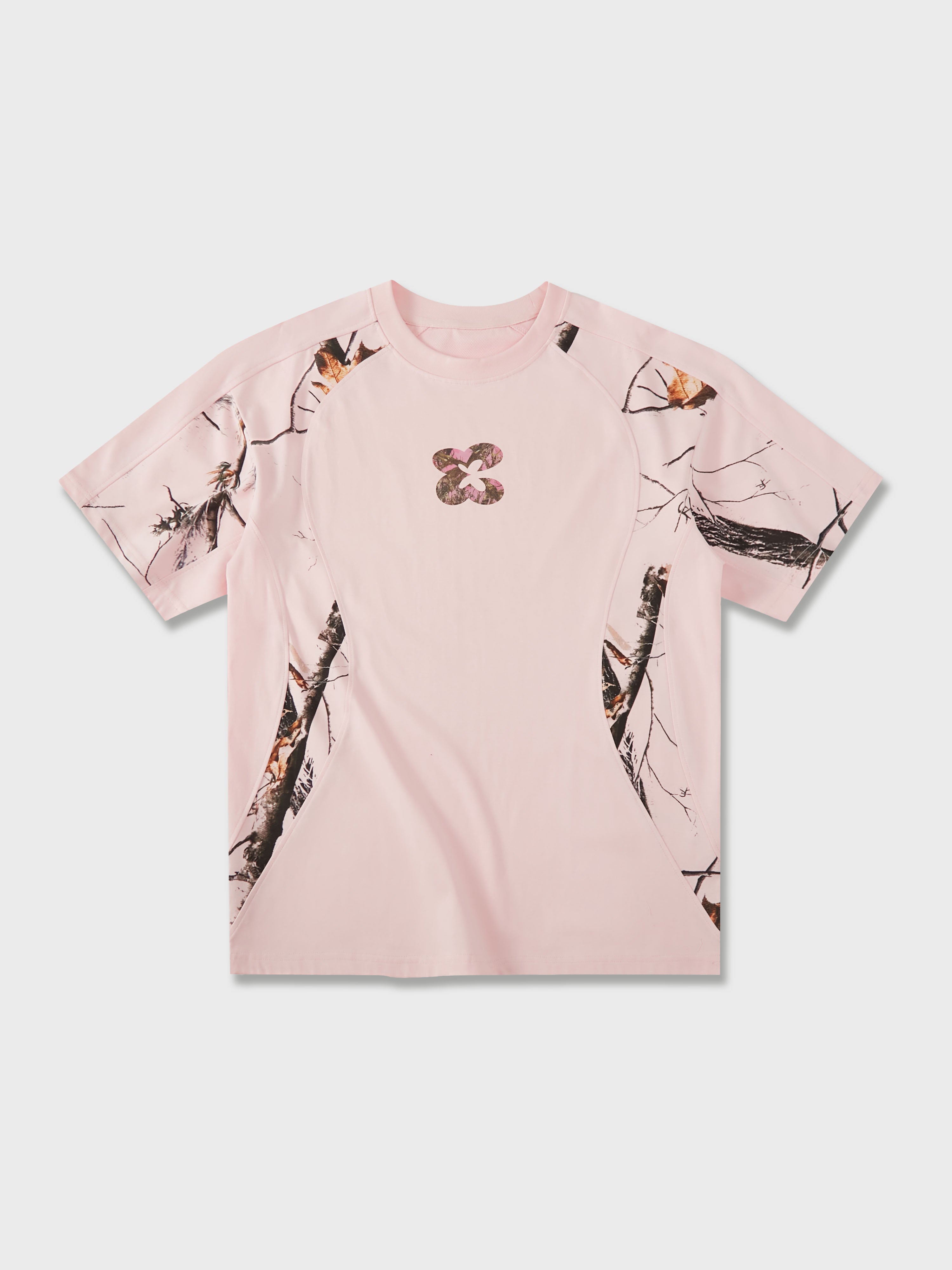 Panelled Real Tree Camo Tee