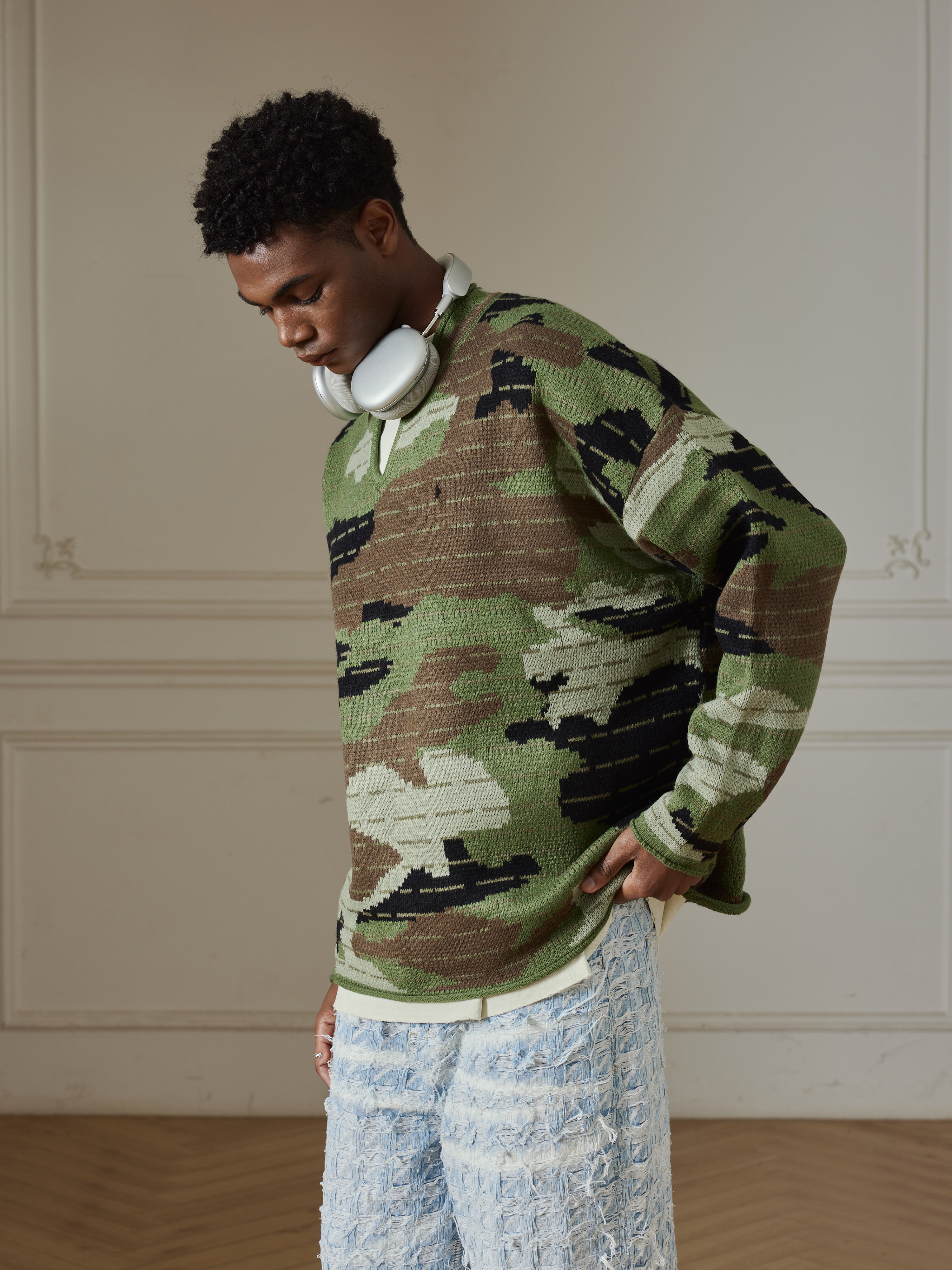 Camo Knit Longsleeve