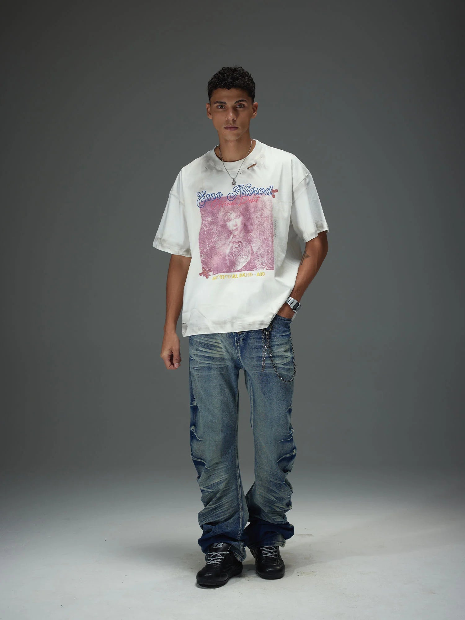 Vintage Square Frame Graphic Tee