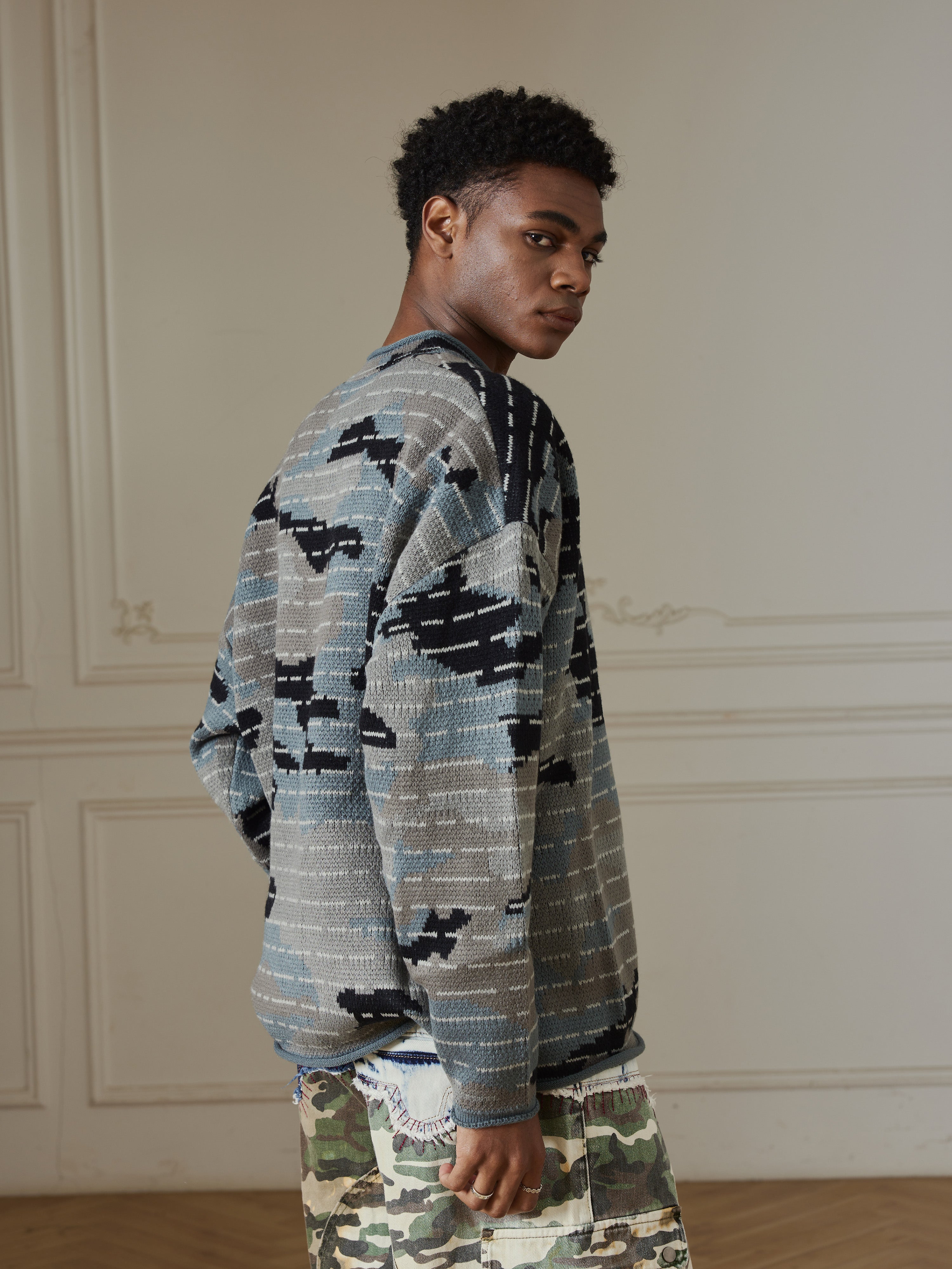 Camo Knit Longsleeve