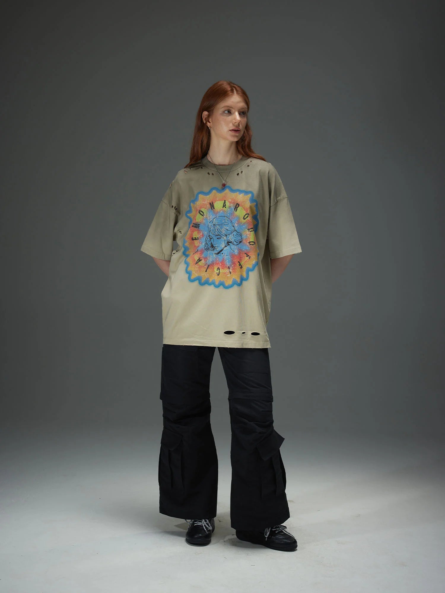 Vintage Halo Illustration Graphic Tee