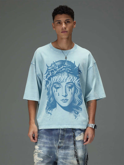 Weeping Graphic Boxy Tee