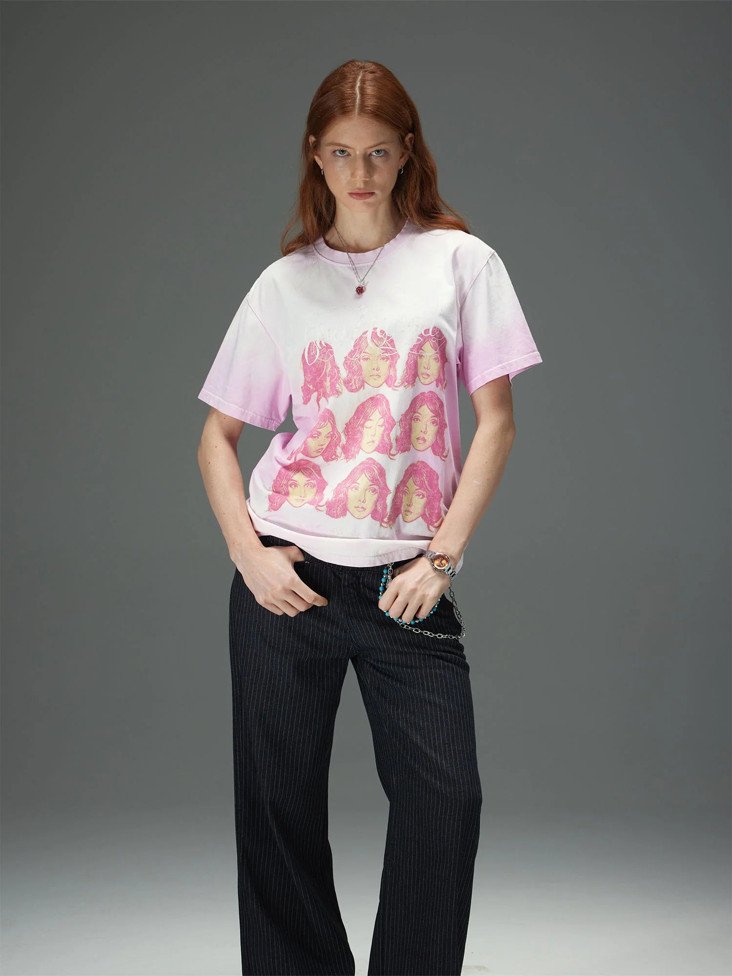 Mood Grid Vintage Wash Tee