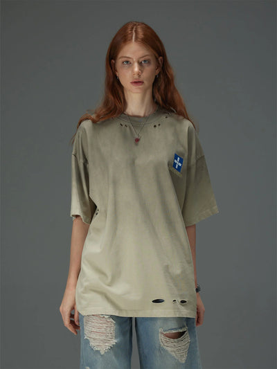 Distressed Band-Aid Icon Tee
