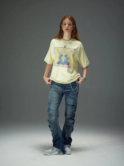 Symmetric Silhouette Graphic Tee