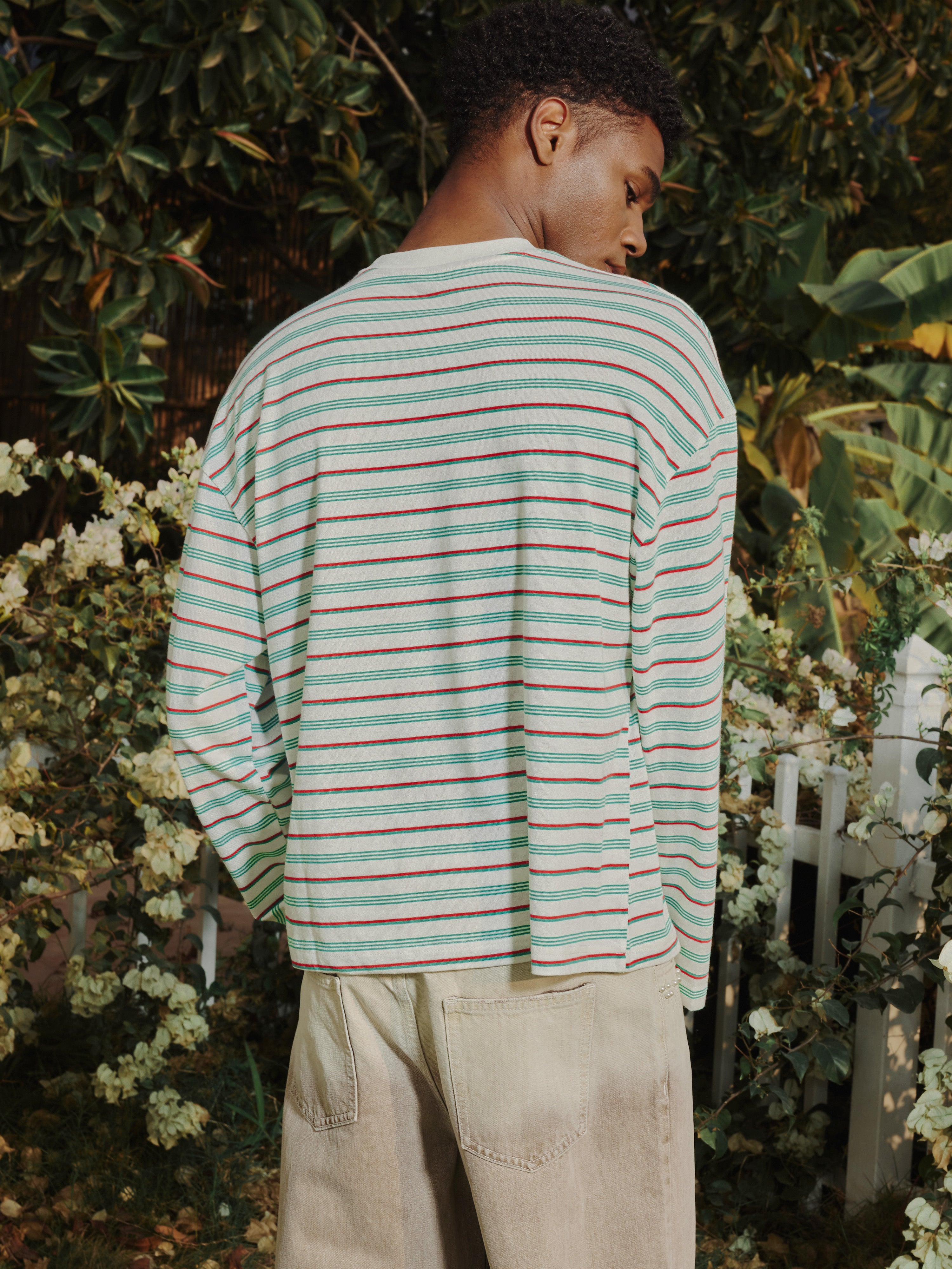 Oversized Stripe Longsleeve - Men
