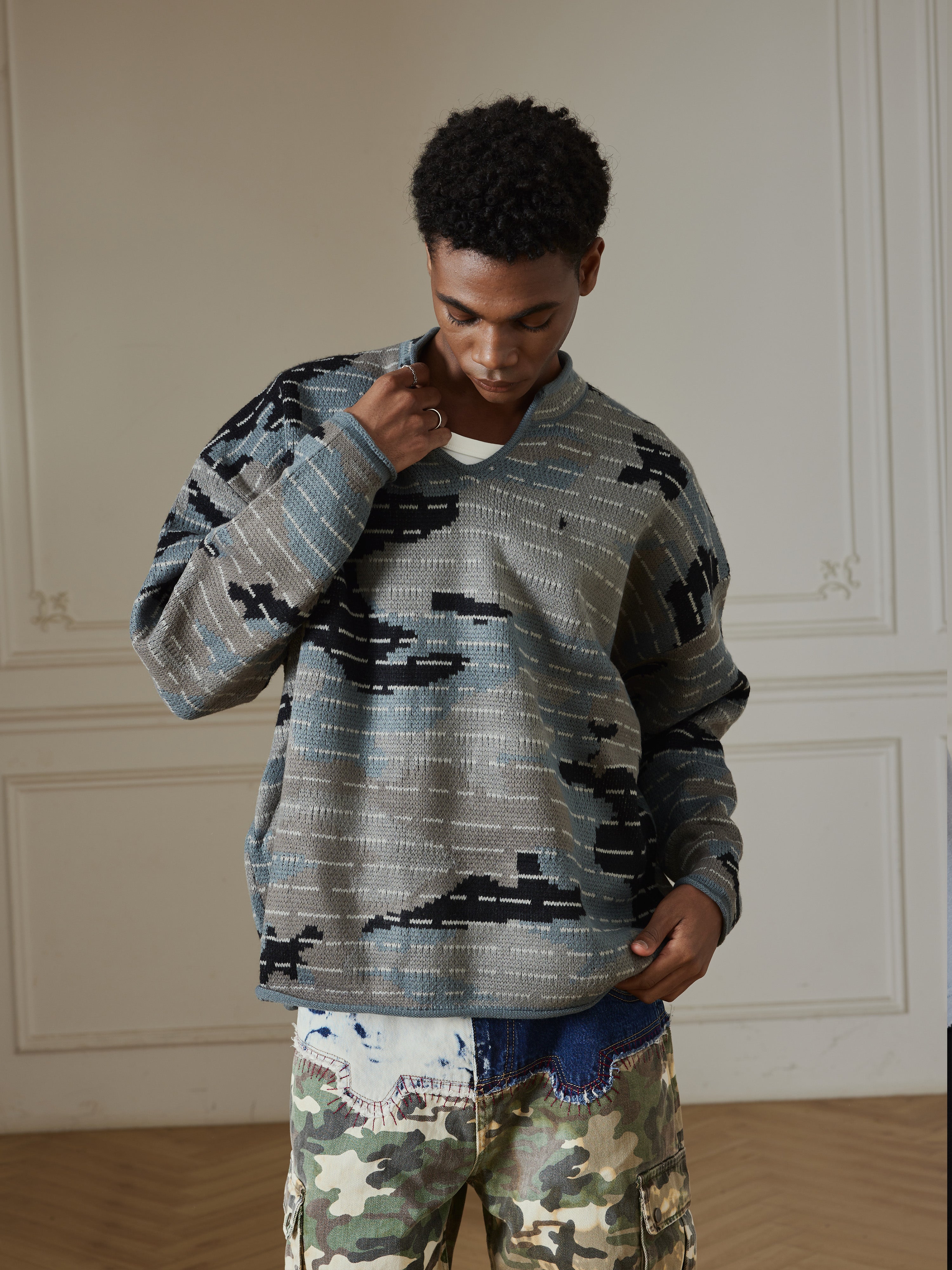 Camo Knit Longsleeve