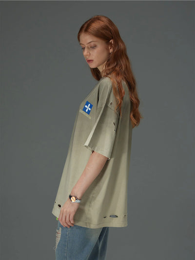 Distressed Band-Aid Icon Tee