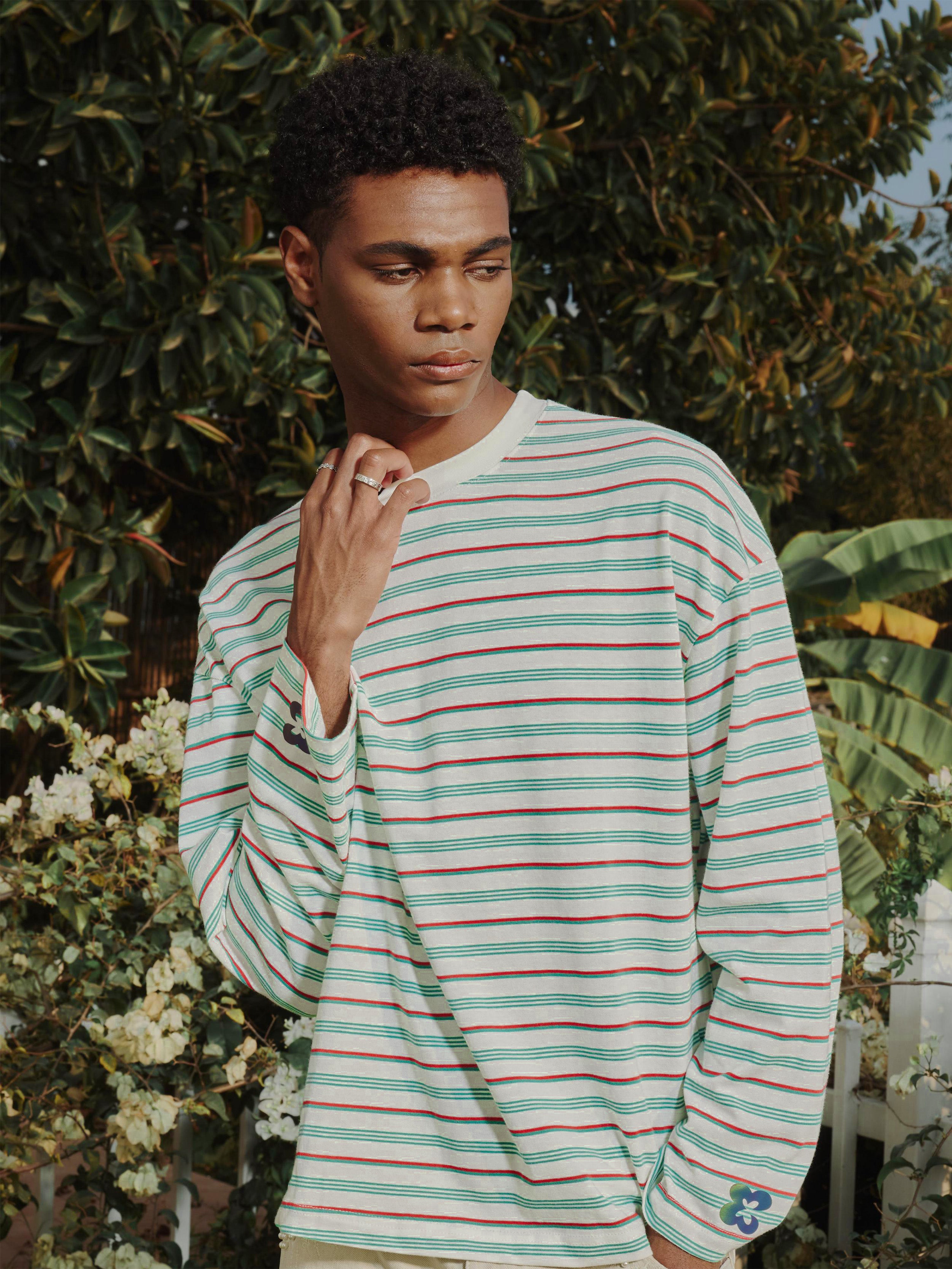 Oversized Stripe Longsleeve - Men