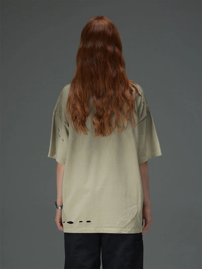 Vintage Halo Illustration Graphic Tee
