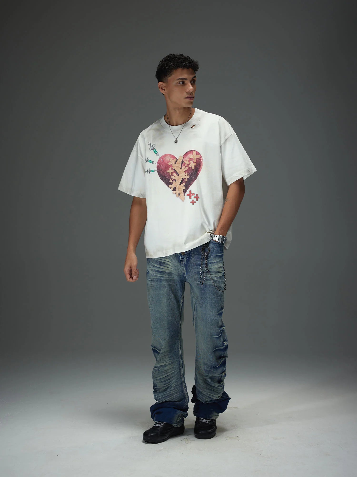 Healing Broken Heart Distressed Tee